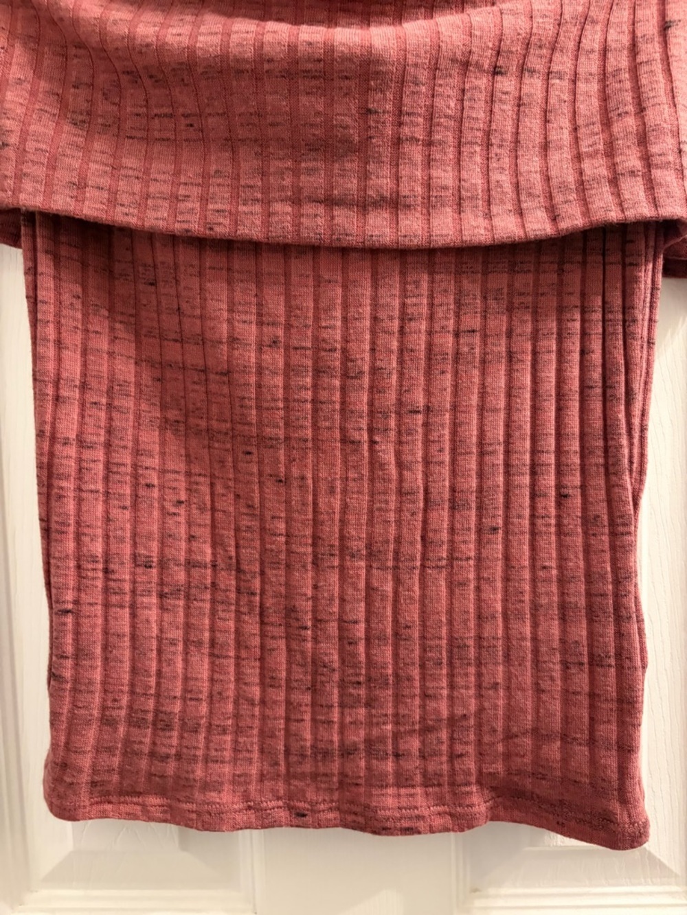 Express Off-the-Shoulder Ribbed Sweater Top - Picture 2 of 6